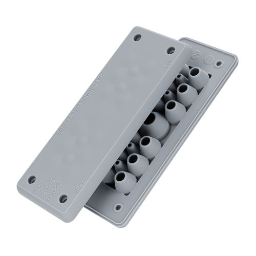 Piastra di ingresso cavi IP66 - MH24 F17-3 - Trelleborg Cable Entry Solutions - per armadio elettrico / per applicazioni igieniche / per cavo