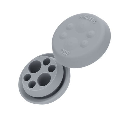 Piastra di ingresso cavi IP65 - M-GD 25-6 - Trelleborg Cable Entry Solutions - per armadio elettrico / per applicazioni igieniche / per cavo