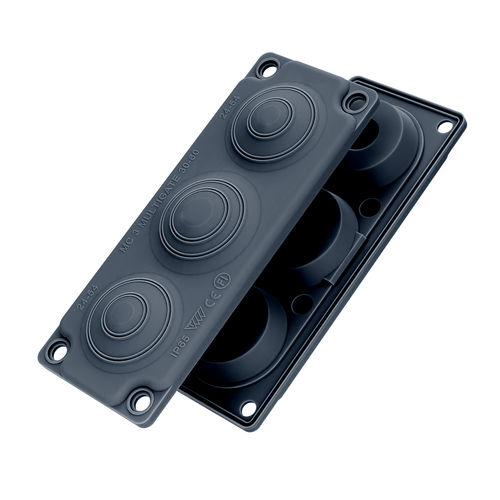Ingresso cavi con schermatura EMI -  MC 3 BLACK EMC - Trelleborg Cable Entry Solutions - IP65 / per cavo / per armadio elettrico