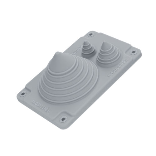 Ingresso cavi IP66 - MC 1/3 SOLAR LIGHT GREY UL94 V-0 - Trelleborg Cable Entry Solutions - per cavo / per armadio elettrico
