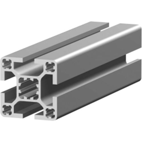 Profilo in alluminio - 1.11.040040.43L series - MayTec - rettangolare / ad uso industriale / per telaio e carter dimacchina