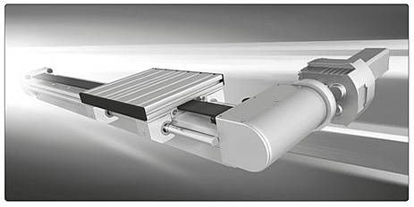 Asse lineare a cinghia - Linear System - MayTec - per profilati / elettrico / in alluminio