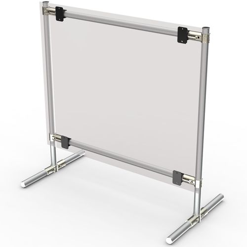 Schermo di protezione antispruzzo - FHW1DR-800x800 - MayTec - per zona reception / mobile