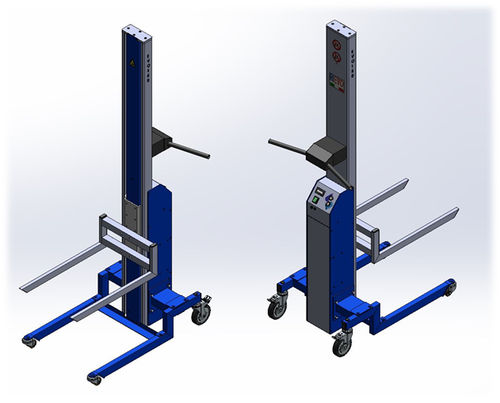 Sollevatore manuale - EVO100 - RIEVO - a forcella / mobile / per alimentato e fardelli pesanti