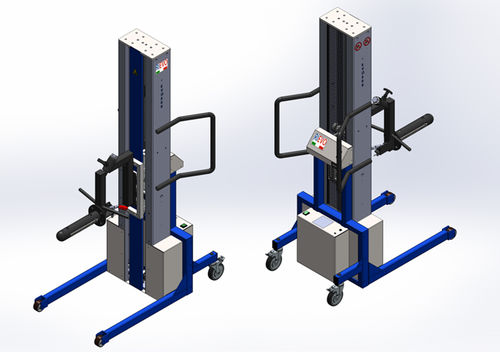 Sollevatore manuale - EVO250 - RIEVO - a colonne / mobile / per metallo