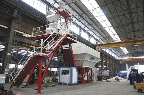 Centrale di betonaggio stazionario - GSP-35 - GÜRİŞ - compatto