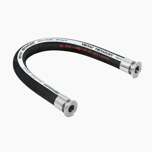 Tubo flessibile per prodotti chimici - Venaflon® Full-X - Venair - in gomma / in acciaio inossidabile / con rinforzo in poliestere