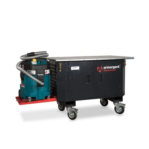 Banco da lavoro in metallo - XB2 - Armorgard Ltd - mobile / a 2 porte