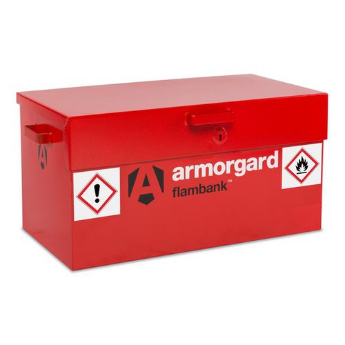 Cassetta in acciaio - FB series - Armorgard Ltd - per prodotti pericolosi / per prodotti chimici / con coperchio
