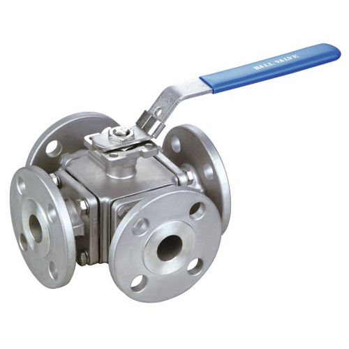 Valvola a sfera - BT-FV4WMH - BOLA-TEK Mfg.Co - a leva / con flangia / in acciaio inossidabile
