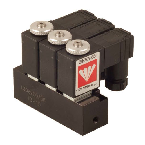 Elettrovalvola a collettore - G65-M - BACCARA AUTOMATION - a comando diretto / a 2 vie / NC