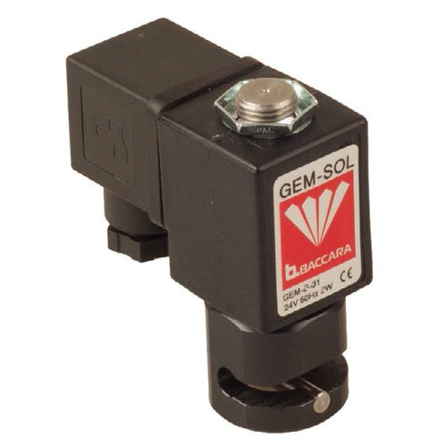 Elettrovalvola a manicotto - GEM-P - BACCARA AUTOMATION - a 2 vie / NC / in alluminio