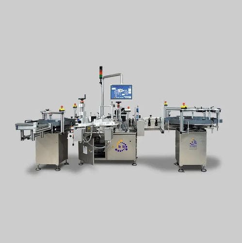 Etichettatrice completamente automatica - VRM-DS - b+b Automations- und Steuerungstechnik GmbH - per bottiglie / per lattine / wraparound
