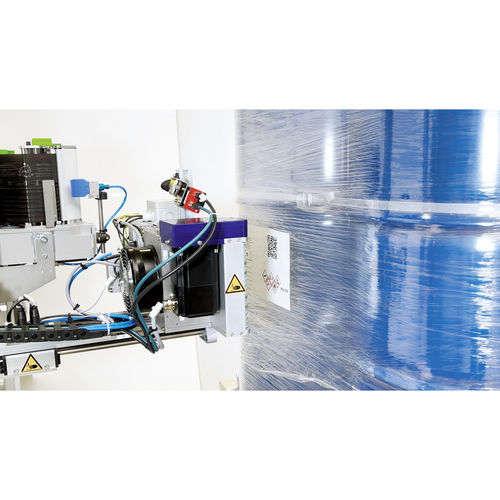 Etichettatrice completamente automatica - IBLM - b+b Automations- und Steuerungstechnik GmbH - per pallet / per fusti / per contenitore IBC
