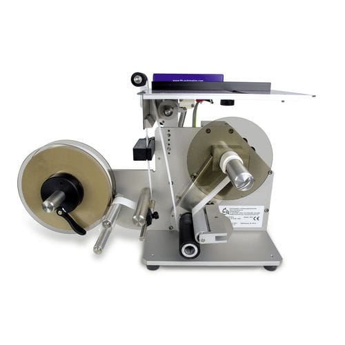 Etichettatrice semiautomatica - M-TE 80/200.2 - b+b Automations- und Steuerungstechnik GmbH - per l'industria farmaceutica / compatta