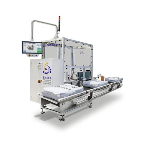 Stampante-applicatore di etichette per sacchi - b+b Automations- und Steuerungstechnik GmbH