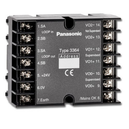 Modulo I/O a 2 I/O - 3364 - Panasonic Fire & Security Europe AB - di temperatura / programmabile / IP67
