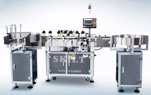 Etichettatrice controllata da PLC - PLM-DS Series - skiltpack - per bottiglie