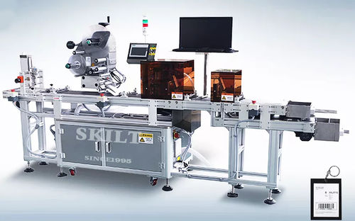 Etichettatrice controllata da PLC - DPM-ALS104 - skiltpack