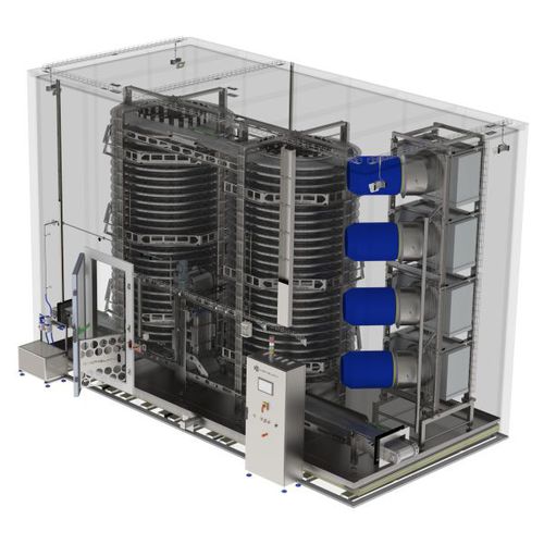 Congelatore a spirale - CASTIGLIONI - di processo / ventilato / in acciaio inossidabile