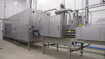 Linea di produzione di pasta fresca - Food Tech S.r.l. - lunga / pastorizzazione / con raffreddamento