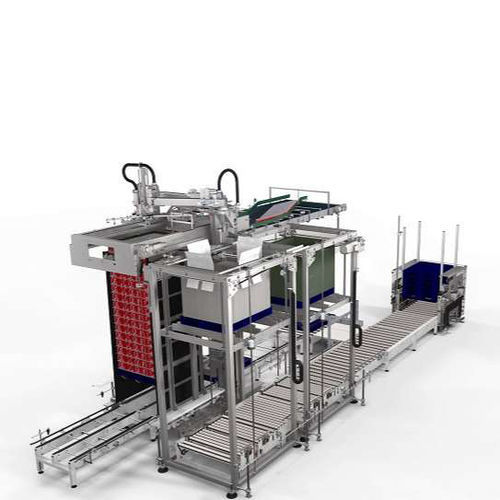 Depallettizzatore a strati - AS H - KHS GmbH - a colonna / per bottiglie / per contenitori in vetro