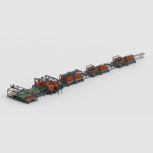 Linea di punzonatura di curvatura - WEMO Nederland B.V. - automatica / elettrica / per lamiere