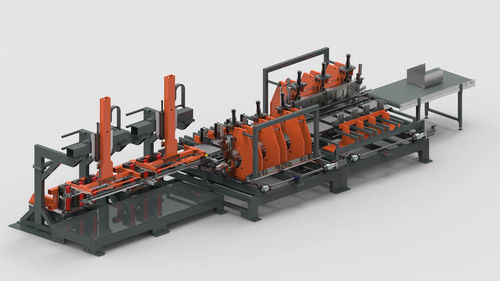 Linea di produzione angolare - WEMO Nederland B.V. - per lamiere / per pannelli / automatica