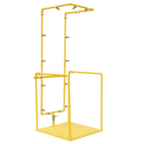 Doccia di sicurezza multi-ugelli - M100 - Fortune Protection Safety Ltd. - da terra / in plastica / di decontaminazione