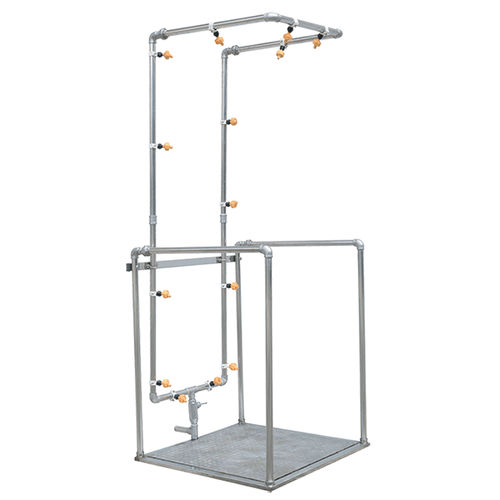 Doccia di sicurezza multi-ugelli - SS-M100 - Fortune Protection Safety Ltd. - da terra / di decontaminazione