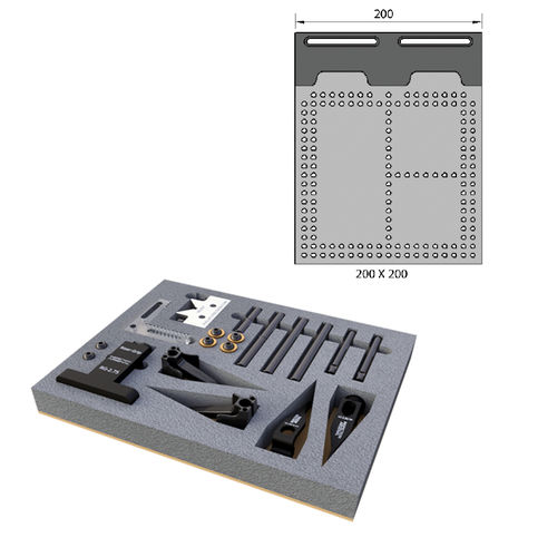 Sistema di bloccaggio e di montaggio per apparecchi di misura ottici - ALUMESS.easyloc Einsteiger-Set 200 VB - Spreitzer GmbH & Co. KG - Präzisionswerkzeuge