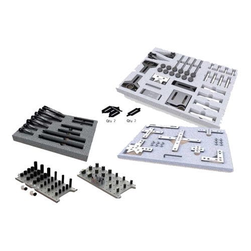 Kit di serraggio meccanico - ALUMESS.easyloc TC - Spreitzer GmbH & Co. KG - Präzisionswerkzeuge - per macchina di misura tridimensionale / per apparecchi di misura ottici / a basso profilo