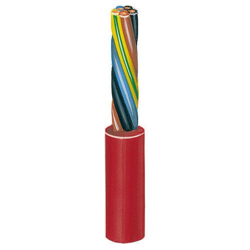 Cavo elettrico di dati - Si-SL-J 0,75 - Metrofunk Kabel-Union - isolato / blindato / per alte temperature
