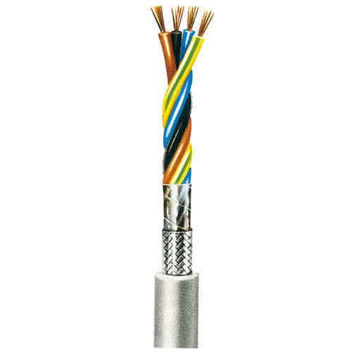 Cavo elettrico di alimentazione - (N)YMHCY-J 1,5 - Metrofunk Kabel-Union - blindato / cordato a trefoli / nastro