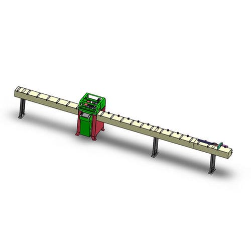 Macchina di foratura controllata da PLC - RZ-7200 - Risus Machines - verticale / con braccio robotico / per profilati