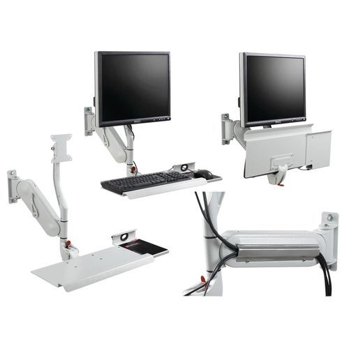 Supporto per monitor orientabile - VAMONITOR - nVent HOFFMAN - ad altezza regolabile / da parete / girevole