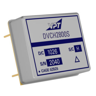 Convertitore DC/DC a bassa emissione - DVCH Series - VPT Inc - SMD / per aereo / ad uscita semplice
