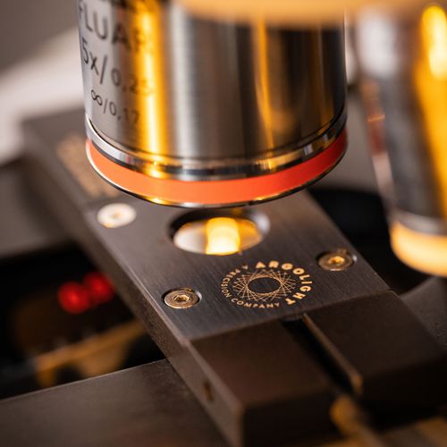 Vetrino per microscopio di calibrazione - Argo-POWER SIM V2 - Argolight - a fluorescenza