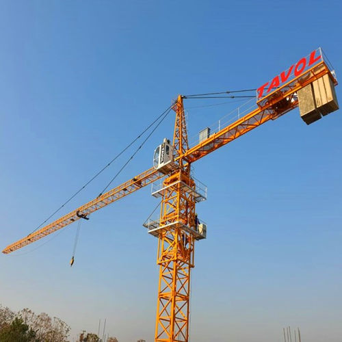 Gru a torre - QTZ125 - Shandong Tavol Machinery Co.,Ltd - fissa / per cantiere / di sollevamento