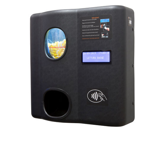 Distributore per tappi - ARGO EC PRO - Lanzi Srl | Safety Systems - automatico / da parete / lettore