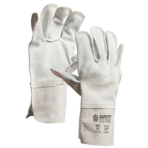 Guanti da lavoro - G67E - Lanzi Srl | Safety Systems - resistente all'abrasione / in pelle / 11