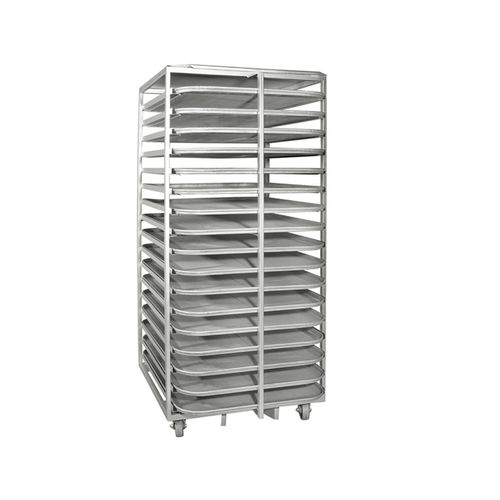 Carrello di stoccaggio - PMDF xxxT series 	  - Porlanmaz Fırın Makinaları - a ripiani / per l'industria agroalimentare