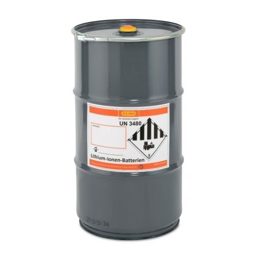 Fusto con omologazione ONU - 11200 - Ricomi srl - per recupero di batterie usate / per prodotti pericolosi
