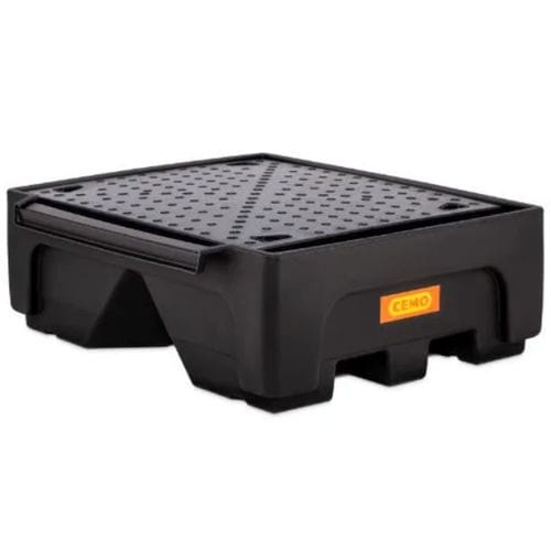 Vasca di raccolta per contenitore IBC - 11865 - Ricomi srl - in polietilene PE / modulare / con griglia amovibile