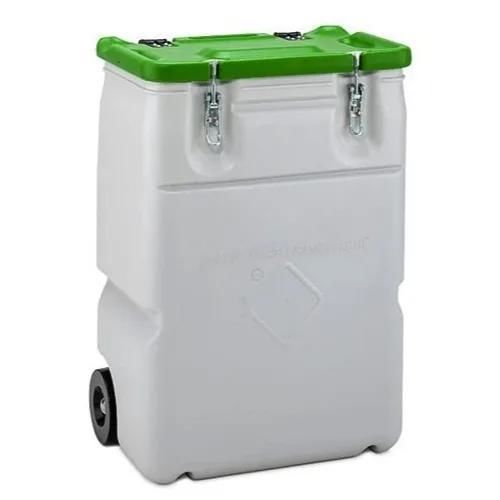 Cassonetto in plastica - 11456 - Ricomi srl - con caricamento laterale / per scarti industriali / per rifiuti pericolosi