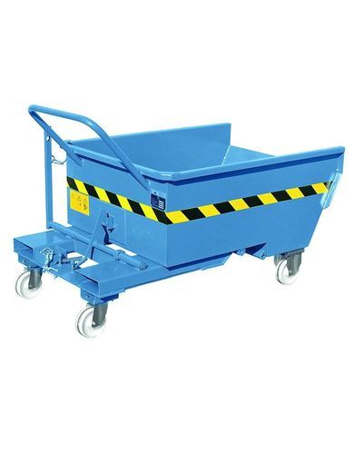 Benna auto-basculante per rifiuti - LT300 - Ricomi srl - per carrello elevatore / elevabile / compatta