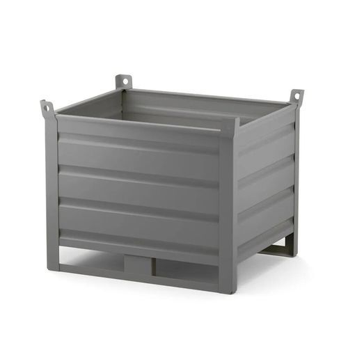 Contenitore per ferraglia - Contenitore in Lamiera Medio con Slitte - Ricomi srl - per il settore industriale / per movimentazione / di stoccaggio