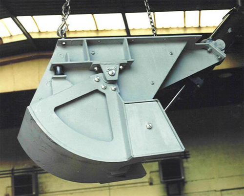 Tramoggia con fondo apribile - atmos - per camion / per materiali sfusi / per vagone