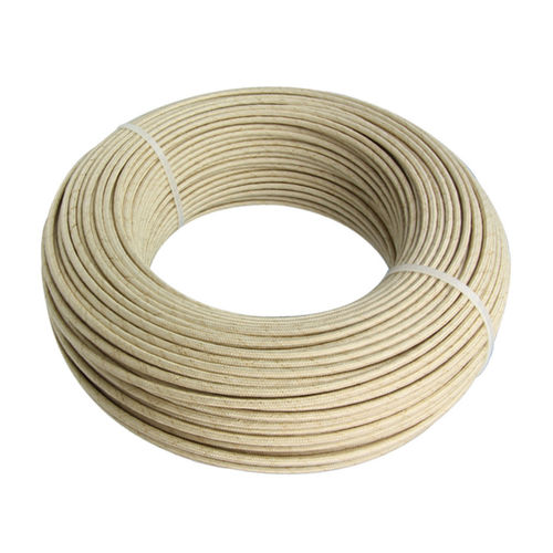 Filo elettrico isolato - GN450 - Shanghai Shenyuan High Temperature wire Co., Ltd - in fibra di vetro / elastico / cordato a trefoli
