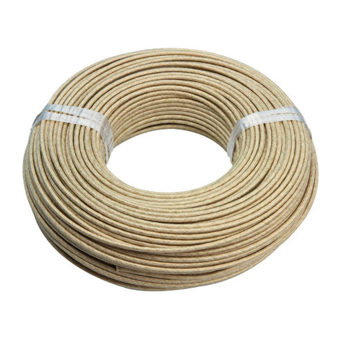 Filo elettrico isolato - GN1000 - Shanghai Shenyuan High Temperature wire Co., Ltd - in fibra di vetro / elastico / cordato a trefoli